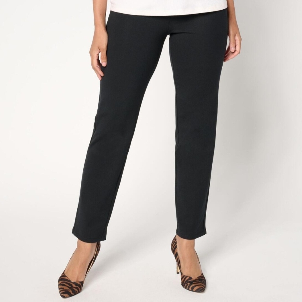 Women with Control Black Ankle Pants